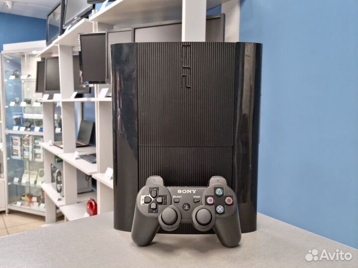 Sony PS3 super slim 500gb прошитая/34 игры