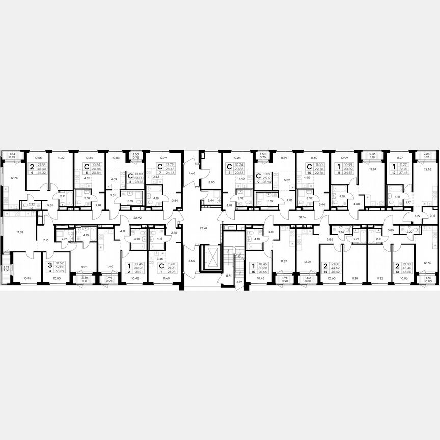 Квартира-студия, 22 м², 1/9 эт.