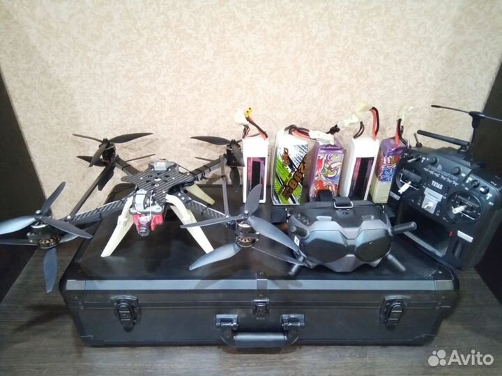 Fpv дрон Cinelifter x8. Комплект tx16s,Dji goggles