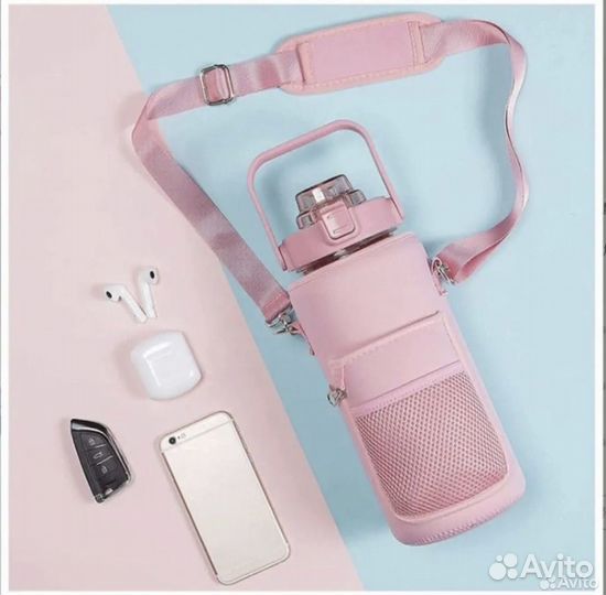 Спортивная бутылка для воды 2 литра