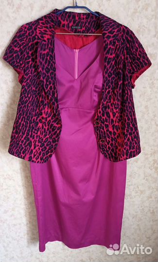Платье с пиджаком размер 54