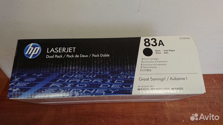 Картридж HP CF283AD двойная упаковка