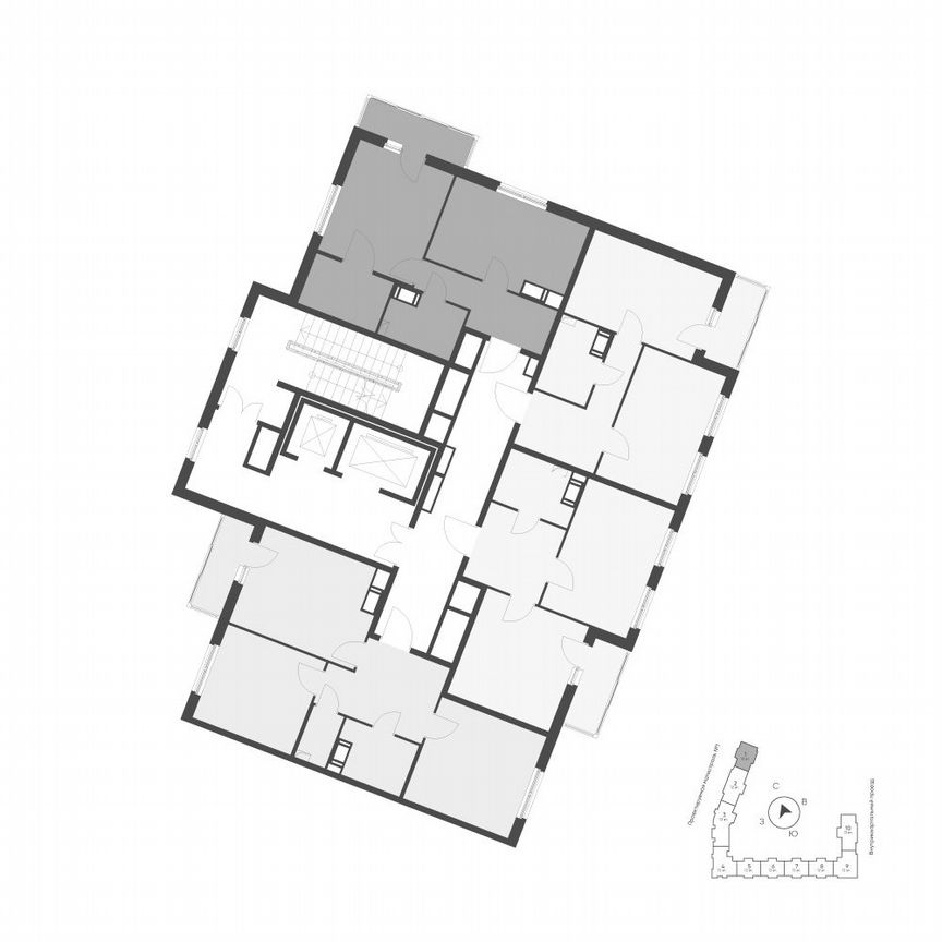 1-к. квартира, 43,7 м², 9/13 эт.