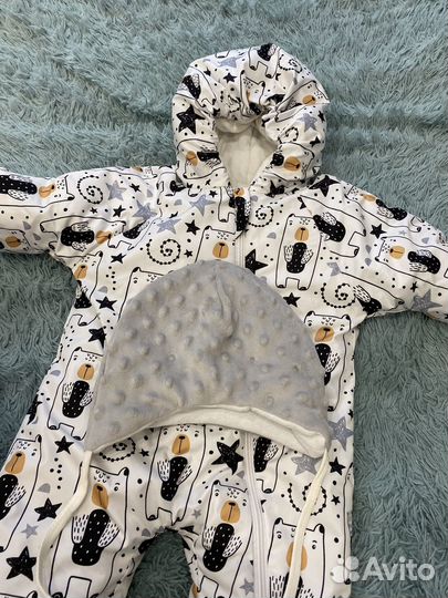 Комплект на выписку зимний для мальчика