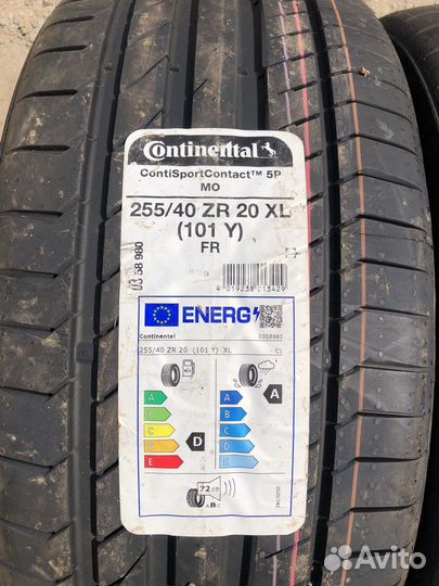 Continental ContiSportContact 5P 255/40 R20 и 285/35 R20 104Y