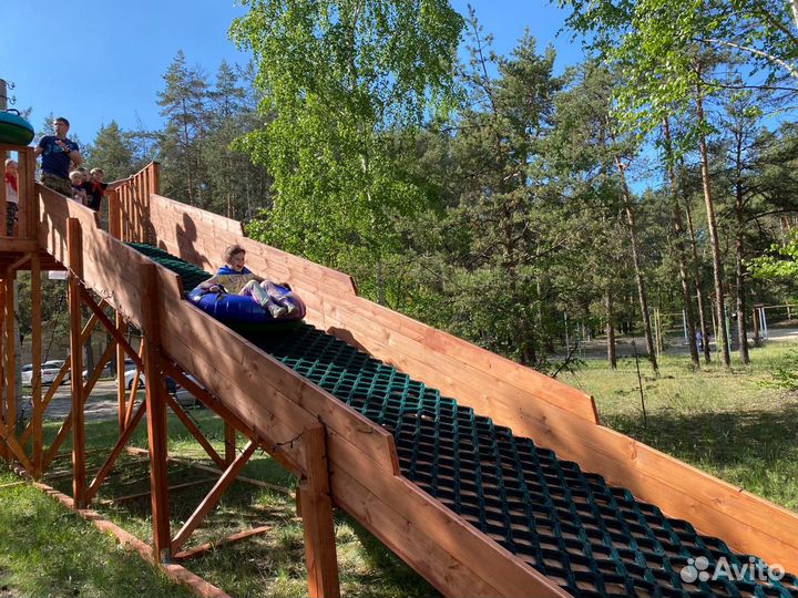 Всесезонная горка на базе 