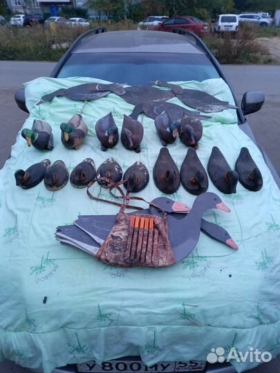 Профиля гусей деревянные