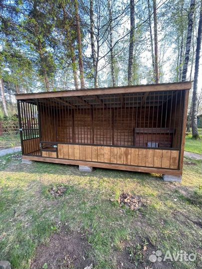 Будка вольер для собаки