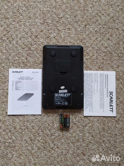 Весы кухонные scarlett новые в упаковке