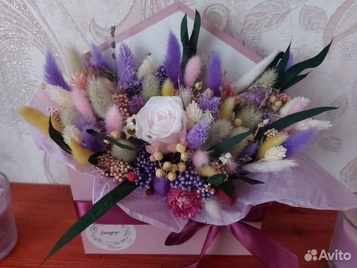 Подарки/композиции из сухоцветов к празднику