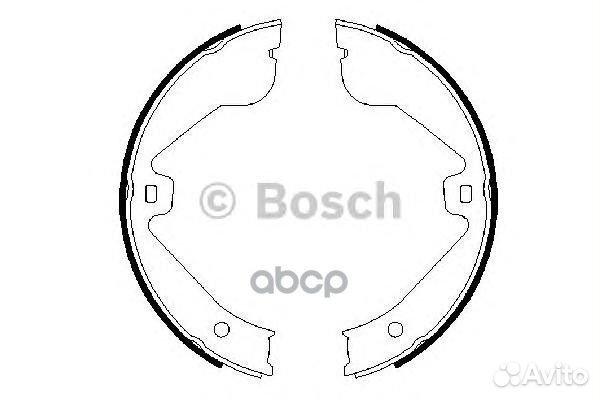 Барабанные колодки 0986487705 Bosch