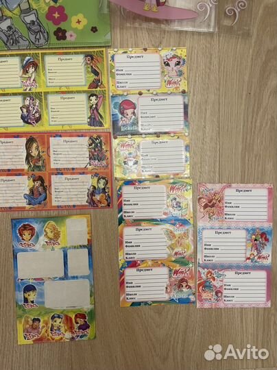 Наклейки Чародейки Witch Винкс Winx обложки Пони