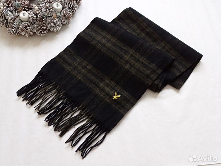 Lyle & Scott новый шотландский шерстяной шарф