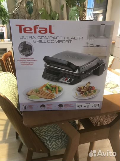 Электрогриль tefal новый GC306012