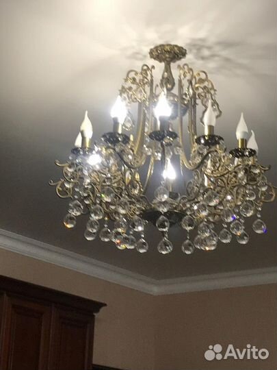 Люстра из бронзы