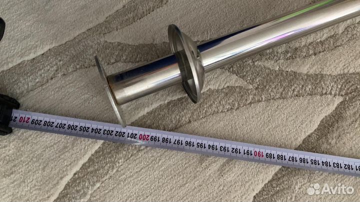 Штанга для ванной угловая