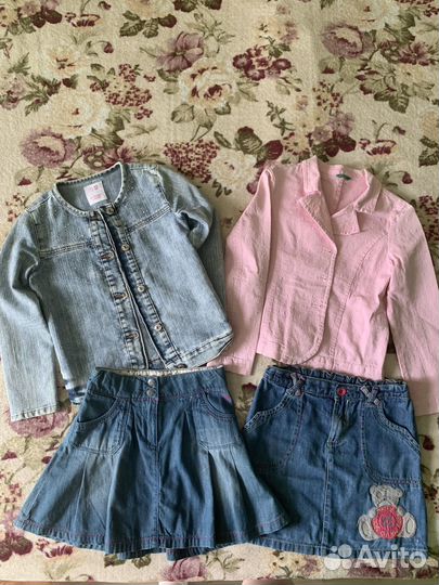 Джинсовая куртка для девочки