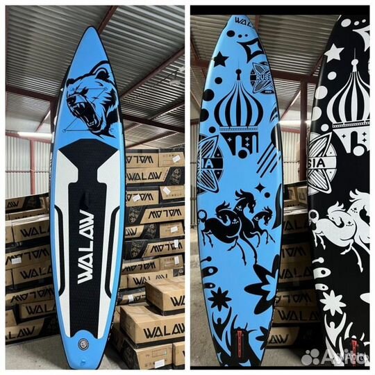 Sup board, сапборд, надувная доска. Вейкборд, каяк