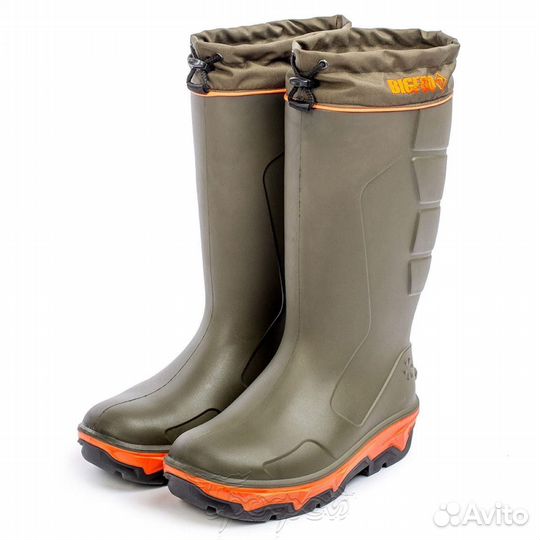 Сапоги Big Foot хаки с вкладным чулком