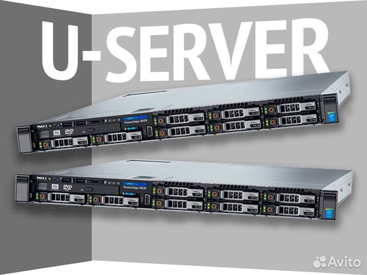 Сервер Dell R630 8SFF 2*2667v4 128Gb H730pm 2*750W