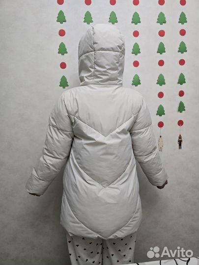 Пуховик женский 42 44 серый