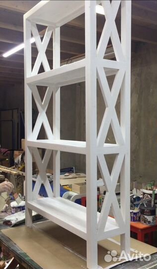 Стеллаж Прованс, книжная полка, обувница, консоль