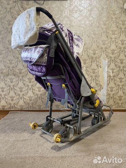 Детские санки коляска