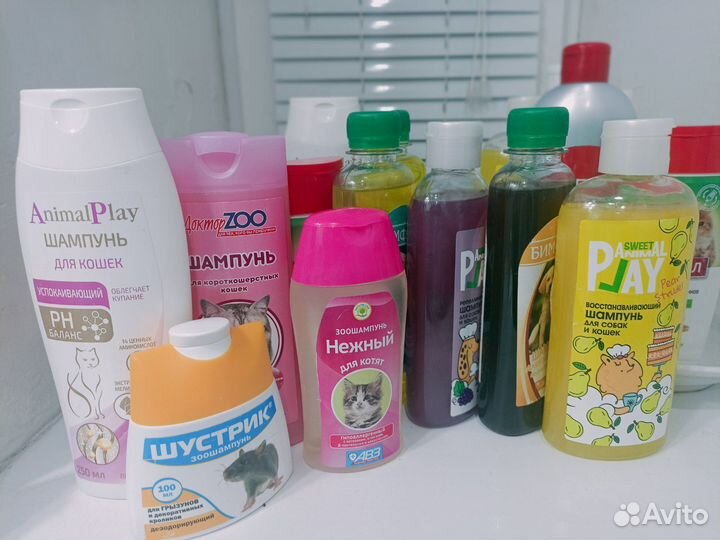 Шампуни для животных