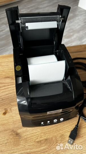 Термопринтер Xprinter XP-365B (USB, Wi-Fi) Черный