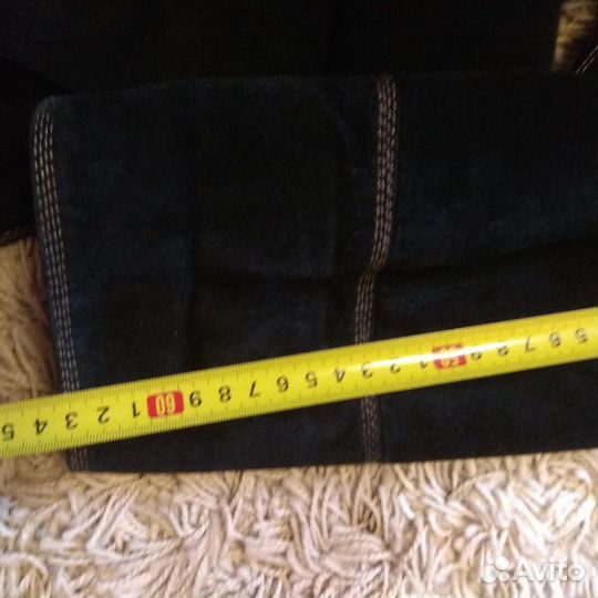 Пальто из натуральной замши