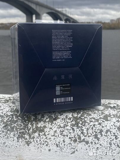 Яндекс Станция мини с часами (новая)