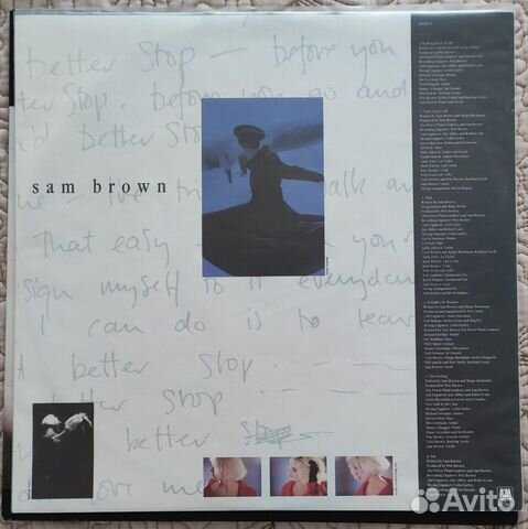 Sam Brown - Stop, винил объявление продам