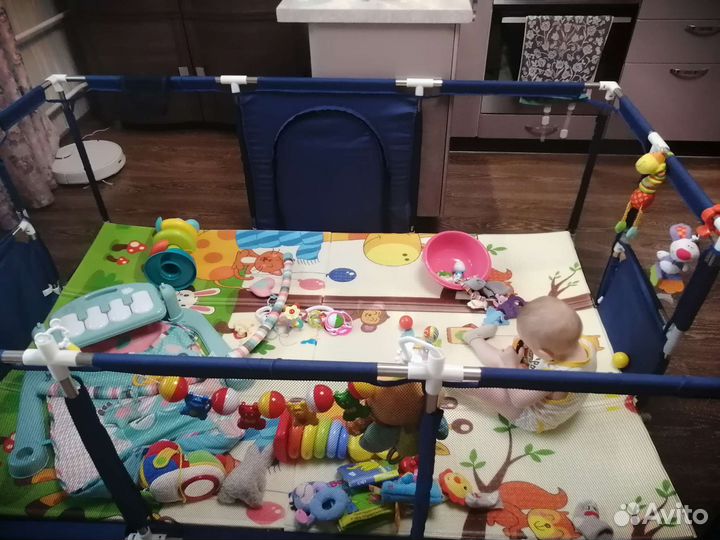 Большой детский манеж бу