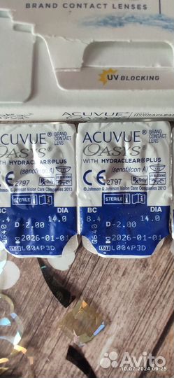 Линзы контактные acuvue oasys двухнедельные