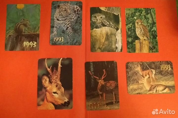 Календарики СССР 