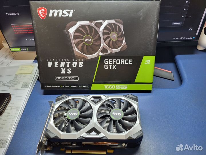 Видеокарта MSI GeForce GTX 1660 Super ventus XS OC