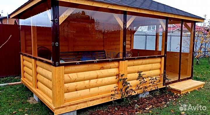 Мягкие окна для террас – только доставка