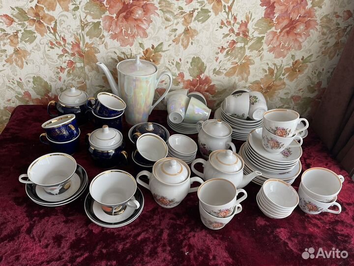 Блюдо зик Бабочка, ручная роспись, 70-е годы