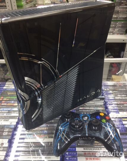 Xbox 360 Halo edition + 100 игр