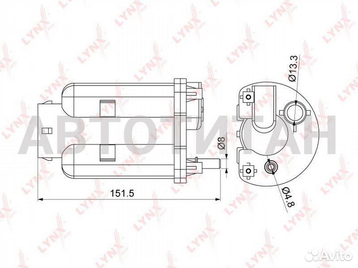 Фильтр топливный hyundai sonata V (NF ) 2.0VVTi/3