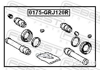 Ремкомплект тормозного суппорта 0175-GRJ120R 01