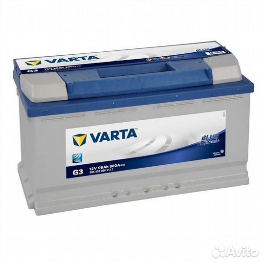 Аккумулятор Varta Blue G3 (95R) обр. пол. 95 Ач