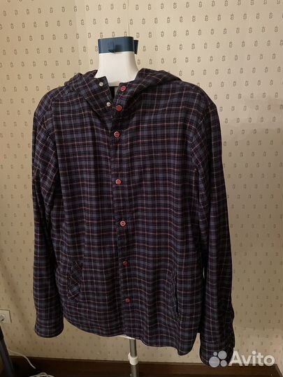 Рубашка с капюшоном Kiton оригинал 50 L