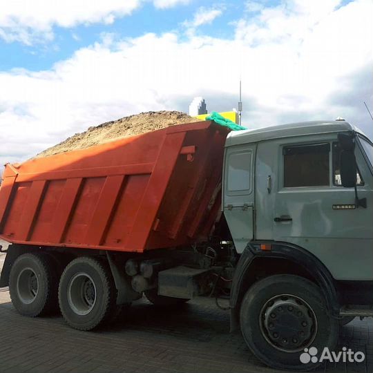 Песок, щебень