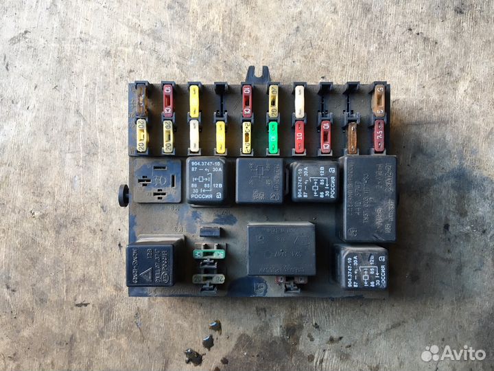 Блок предохранителей ваз 2110,11,12