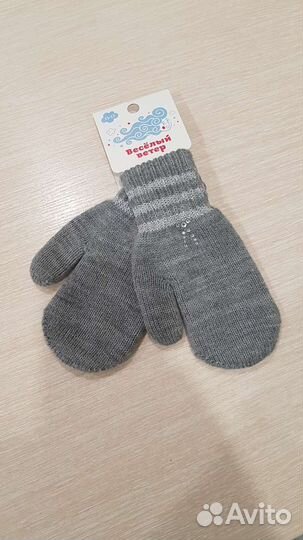 Варежки на 3-4 года