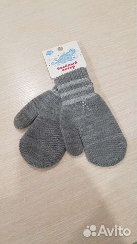 Варежки на 3-4 года