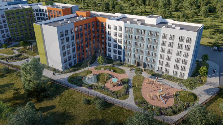 2-к. квартира, 46,2 м², 1/6 эт.