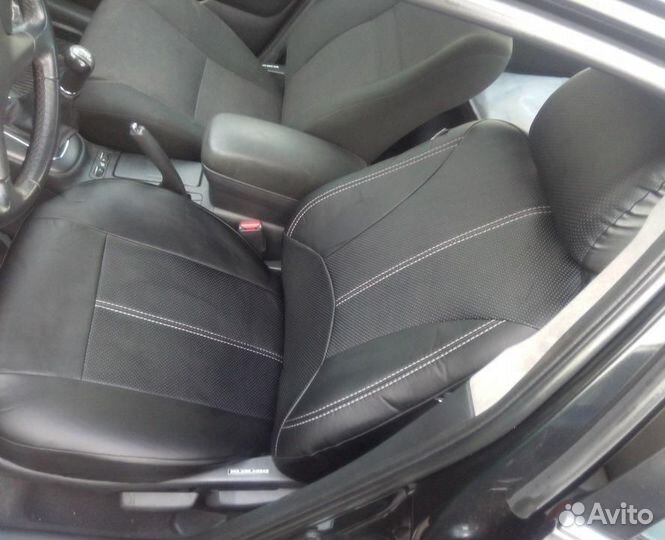 Чехлы на передний ряд сидений экокожа Imperial