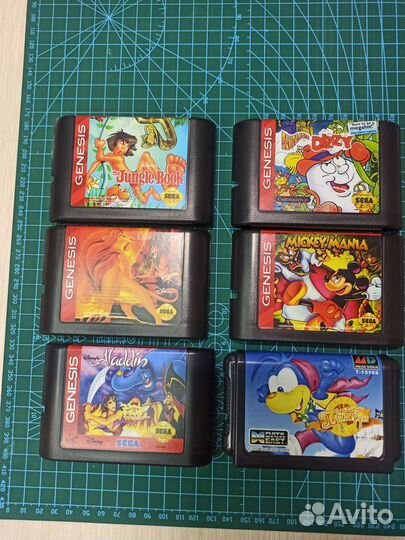 Картриджи Sega Dendy